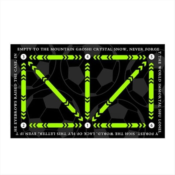 Football Footstep Training Mat, Non-Slip A