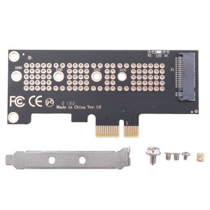 NVMe PCIe M.2 NGFF SSD to PCIe X1 Adapter Card Support 2230 2242 Size