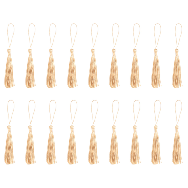 100Pcs Gold 13cm/5-Inch Bookmark Tassels for Jewelry Making, DIY Projects