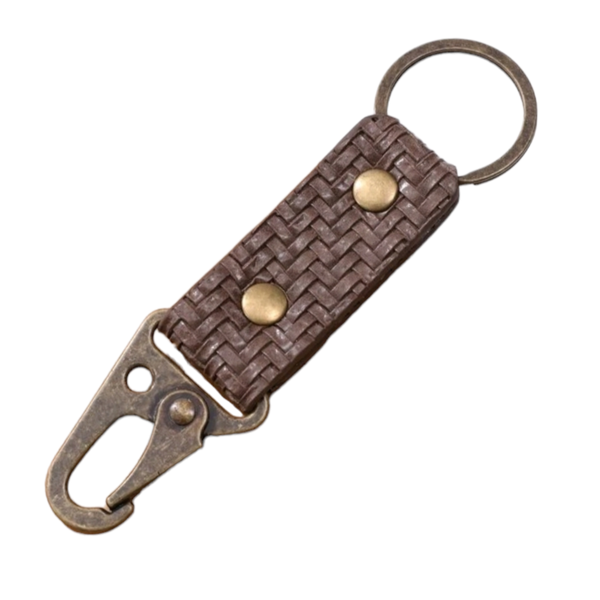 PU Leather Stylish Braided Keychain - Keyring - Keyholder