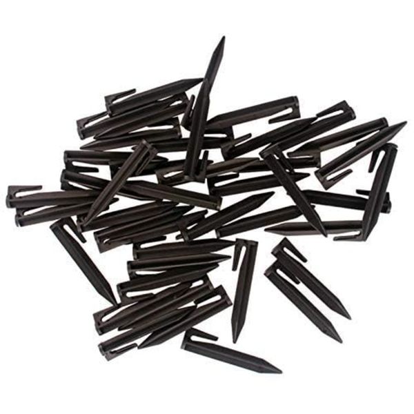 200 Pcs 3.3'' Lawn Stake Kit Insert into Soil to Fix The Marginal Line
