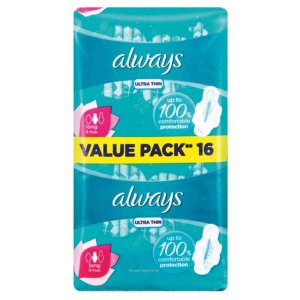 Always Ultra Thin Long 16 Sanitary Pads