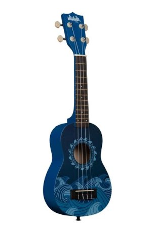 KALA Ukadelic Deep Blue Soprano Ukulele