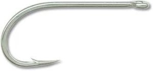Mustad 10849NP-DT8/0 Soi Fishing Hook - Silver