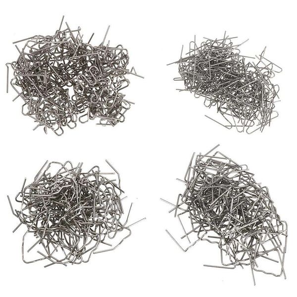 800 Piece 4 Sizes Staples For Plastic Stapler Repair Kit Welder