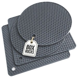 Extra Thick Silicone Trivet Mat Heat Resistant