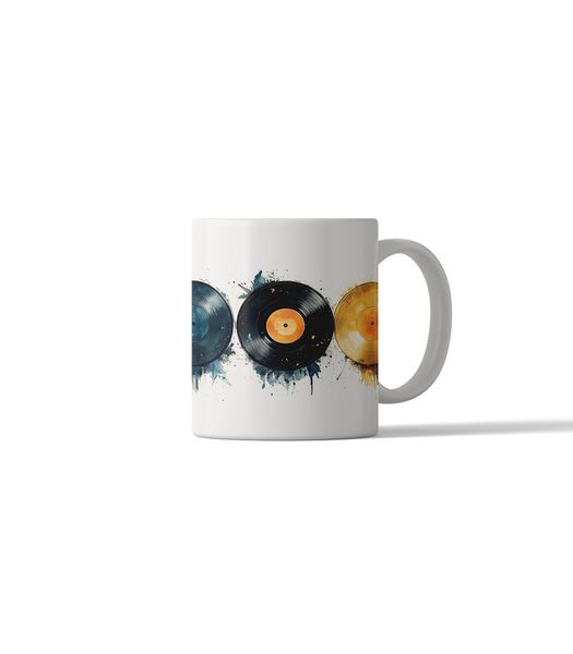 Retro Music Records DSG 4 Printed Coffee Mug