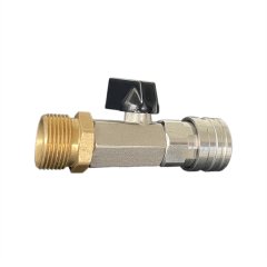 High Pressure Washer Ball Valve 1/4 And M22 14Mm Quick Connector
