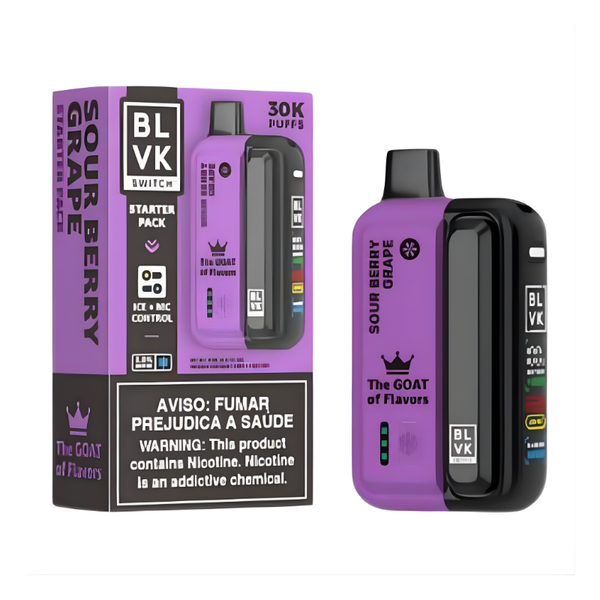 BLVK SWITCH 30K Kit 50mg - Sour Berry Grape (battery included)