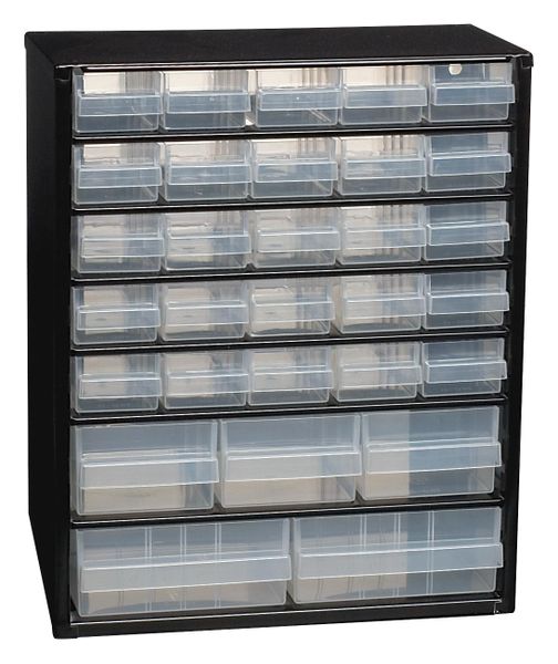 Raaco (132084) Storage Cabinet, Wall Mount, 30 Drawer, Steel