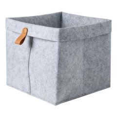 Nordic Felt Basket Living Room Table Sundries Storage Basket Grey