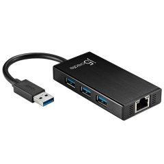 j5create 3-Port USB 3.1 Gen 1 Multi-Adapter Hub with Ethernet Port