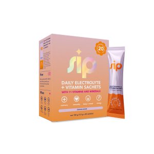 SIP Daily Electrolyte &amp; Vitamin Sachets. - Orange Bomb - 20 Pack