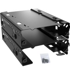 2 Pack Duo Cases HDD Hard Drive Mounting Bracket Adapter