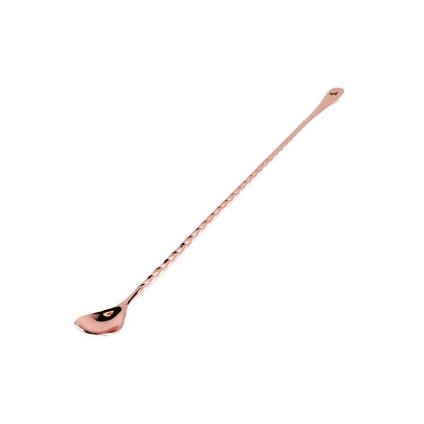 SPIL. Rose Gold Stainless Steel Bar Spoon - 45cm Cocktail Stirrer