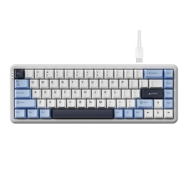 AJAZZ - AK680Max Wired Mechanical Keyboard Hot Swappable Gaming Keyboard
