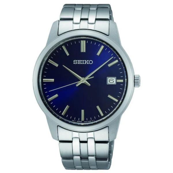 SEIKO - Mens Blue Dial Stainless steel Strap Watch-SUR399P1-SUR399P1