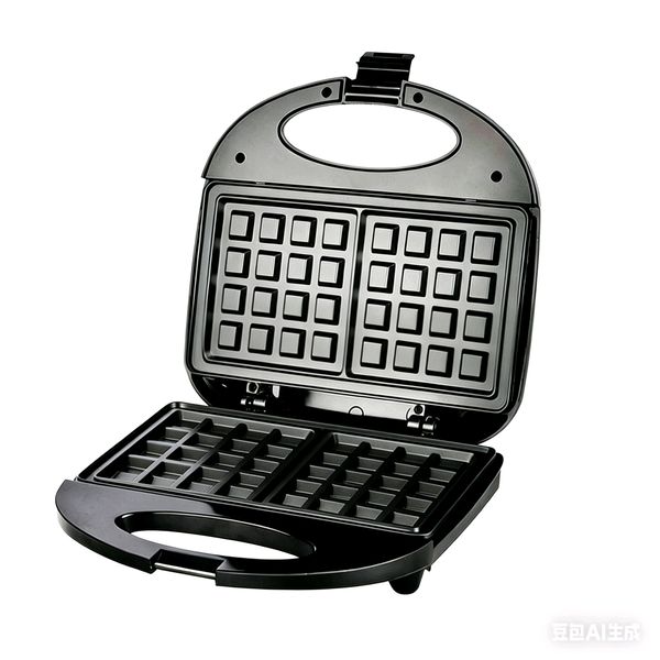 RAF Waffle Maker with Double-Sided Heating and Non-Stick Pan for Breakfast
