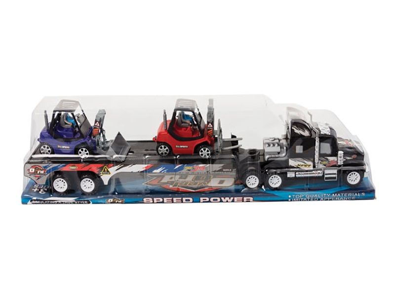 Vehicle Truck Carrier Set With Forklift
