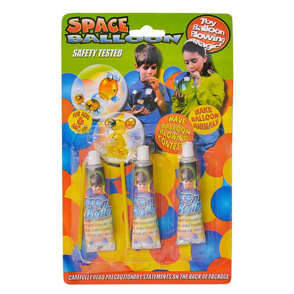 Kids Toy - Space Balloons - Bubbles - Non-Toxic - 10 Pack