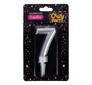 Candles Birthday Large Foil Number-7 (6 Pack)