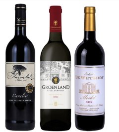 3 Bottle Mixed case of Premium Red Wine - 3 x 750ml