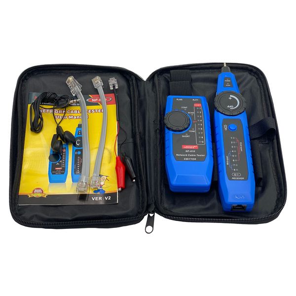 CAT5 CAT6 &amp; Telephonic Multifunction Network Cable Tester For Home &amp; Office