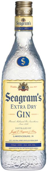 Seagrams - Extra Dry Gin - 750ml