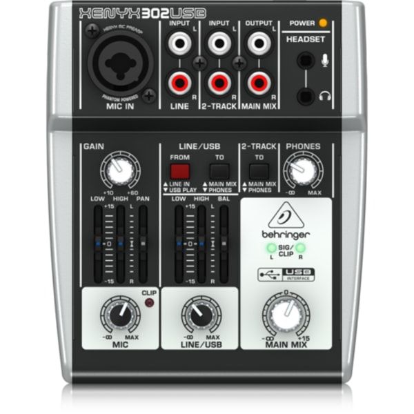 Behringer XENYX 302USB Analog Mixer