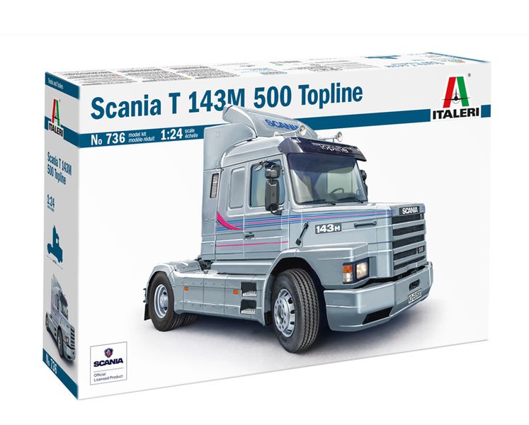 Italeri 1/24 Scania T 143M 500 Topline Plastic Model Kit