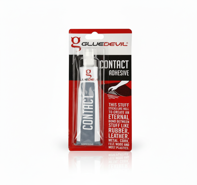 Glue Devil Contact Adhesive 100ml - Strong Bond for Wood, Metal, Leather