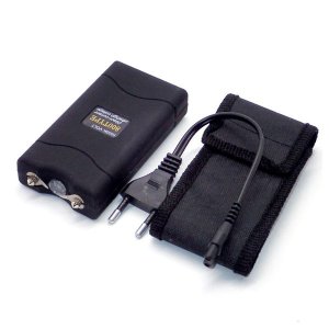 Mini Stun Gun - 800 Type Taser Flashlight with Black Nylon Holster