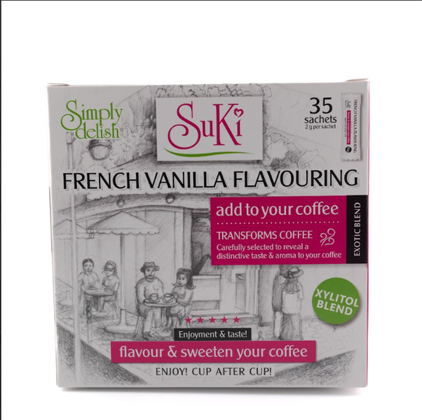 Simply Delish - SuKi - French Vanilla - Sweetener - Sachets - 6 Pack