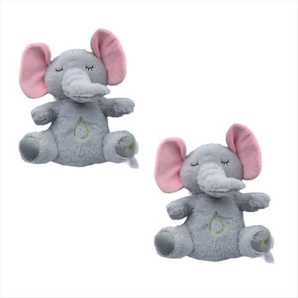Calming Elephant Breathing Sleep Buddy Portable Plush Baby Toy