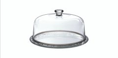 Borgonovo Palladio Cake Plate With Dome