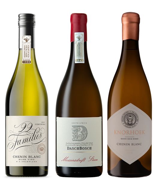 3 Bottle Mixed case of Certified Old Vine Chenin Blanc - 3 x 750ml
