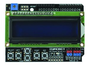 Gravity: 1602 LCD Keypad Shield For Arduino\