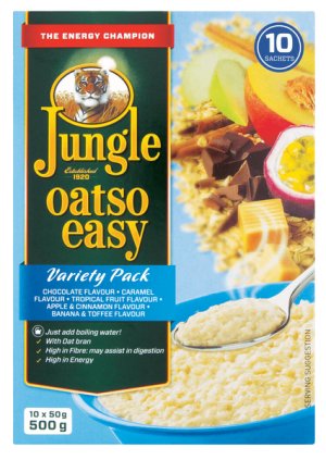 Jungle Oatso Easy Variety Pack Instant Oats 500g