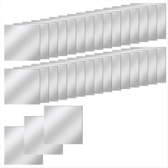 30 Pcs Acrylic Mini Mirror Tiles for Crafts and Wall
