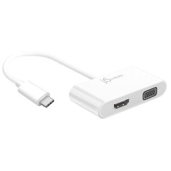 J5 Create USB-C to VGA &amp; HDMI Adapter