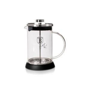 Berlinger Haus 800ml Coffee &amp; Tea Plunger - Black Silver Collection