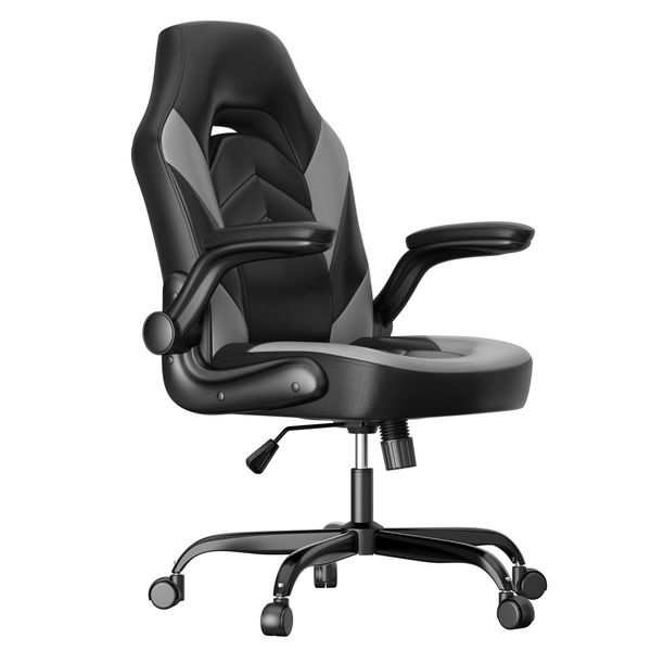 Gaming Chair Office Chair High Back Computer Chair Leather Desk Chair.