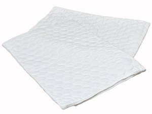 Dreyer Linen Luxury Waterproof Quilted Pillow Protector - White - Set of 2