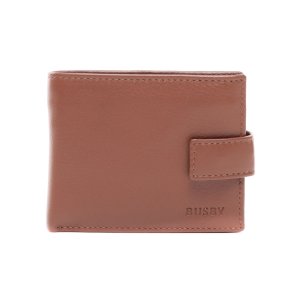 Busby Thatcher Leather Tab Billfold Wallet with coin pocket