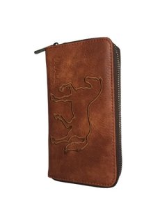 Horse Round Zipped Wallet