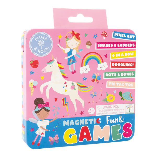Floss &amp; Rock Magnet Fun and Games Tin - Rainbow Fairy