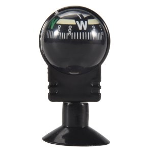 New Car Vehicle Floating Ball Magnetic Navigation Compass Black