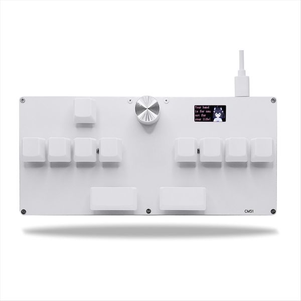Cm51 Osu Gaming Keyboard Knob Screen Copy Paste Shotcut Black