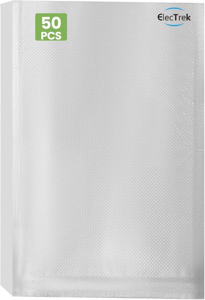 Vacuum Sealer Bags, Ideal for Kitchen RV Camping (50, Medium bags)