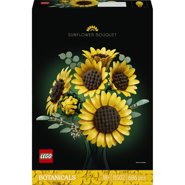 LEGO® Botanicals Sunflower Bouquet Flower Decor 11502